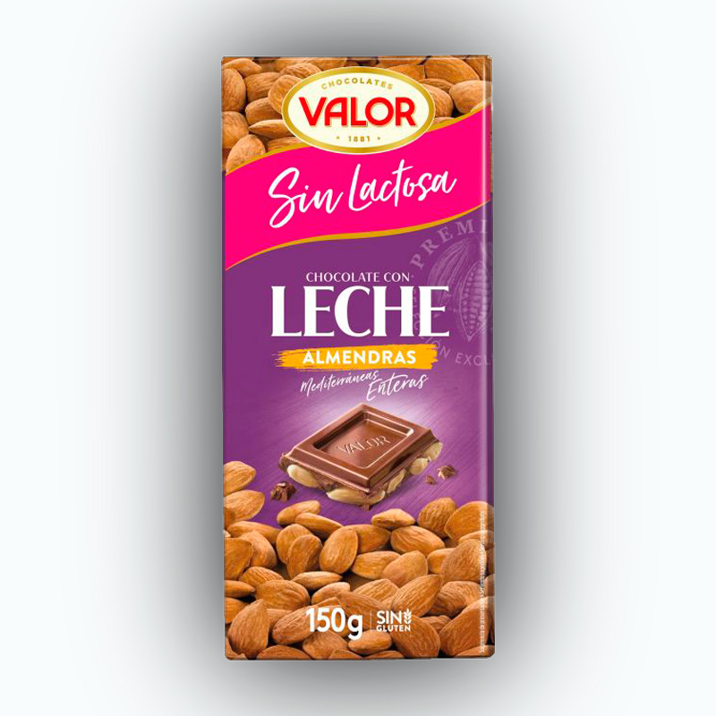 Chocolate Valor con leche sin lactosa