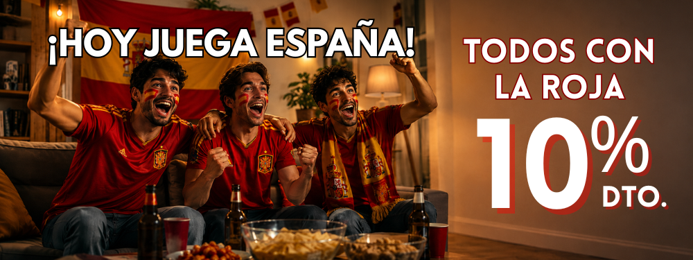 10% de dto. TODOS CON LA ROJA