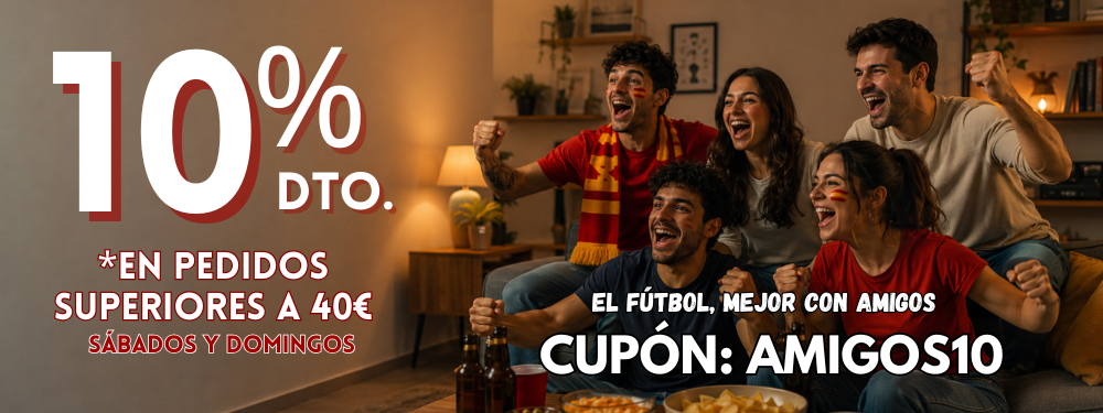 10% de dto. FÚTBOL CON AMIGOS