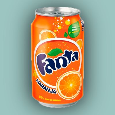Fanta naranja LATA