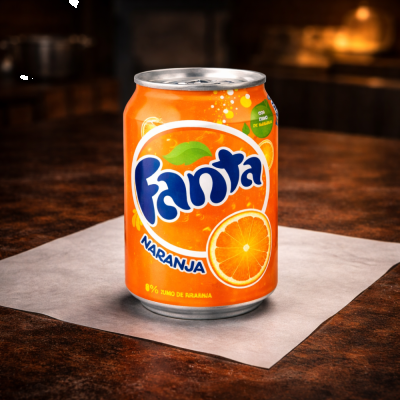 Fanta naranja LATA
