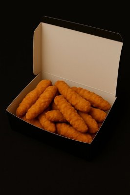 Fingers de pollo frito